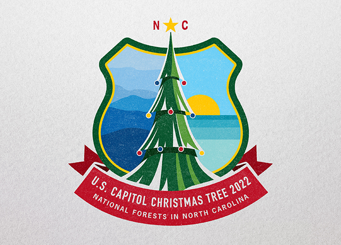 US Capitol Christmas Tree Logo 2022